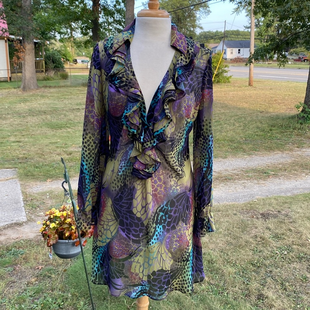 Beautiful print tunic/mini dress